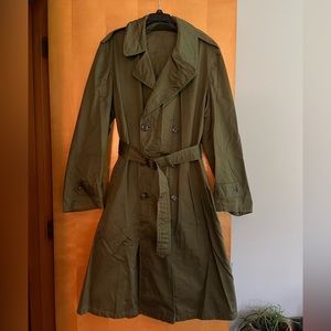 Women’s Olive Green Trench Coat